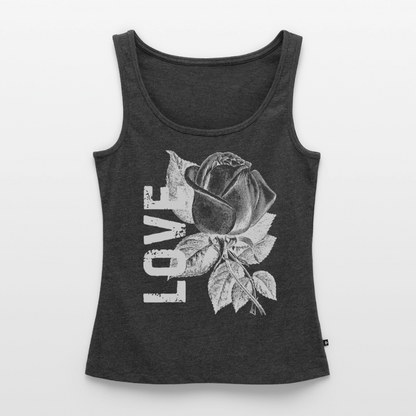 Frauen Premium Tank Top - Anthrazit meliert