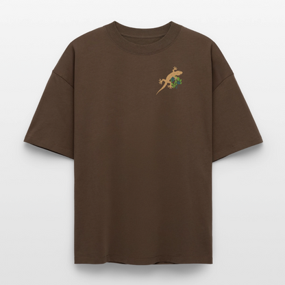 Boxy Heavyweight Unisex Organic T-Shirt - Dunkelbraun