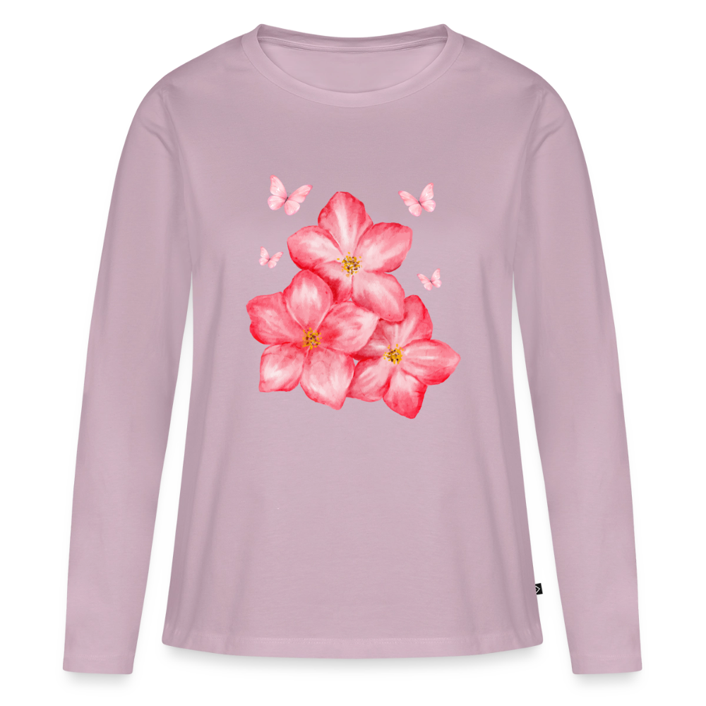 Frauen Premium Langarmshirt - Altrosa