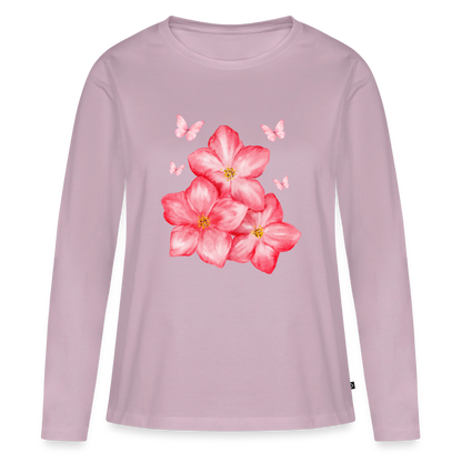 Frauen Premium Langarmshirt - Altrosa