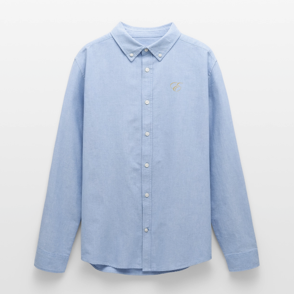 Männer Oxford Hemd - Carolina Blue