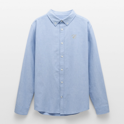 Männer Oxford Hemd - Carolina Blue