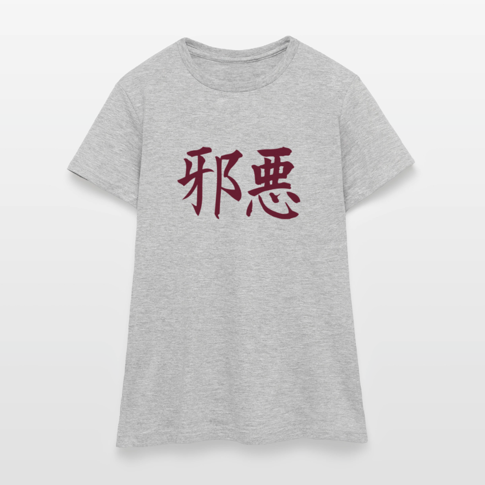 Damen T-Shirt - Grau meliert
