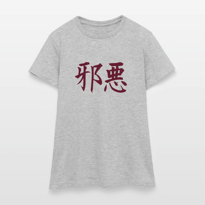 Damen T-Shirt - Grau meliert