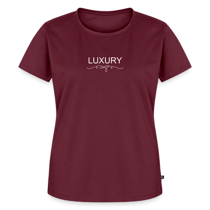 Frauen Premium T-Shirt - Burgunderrot