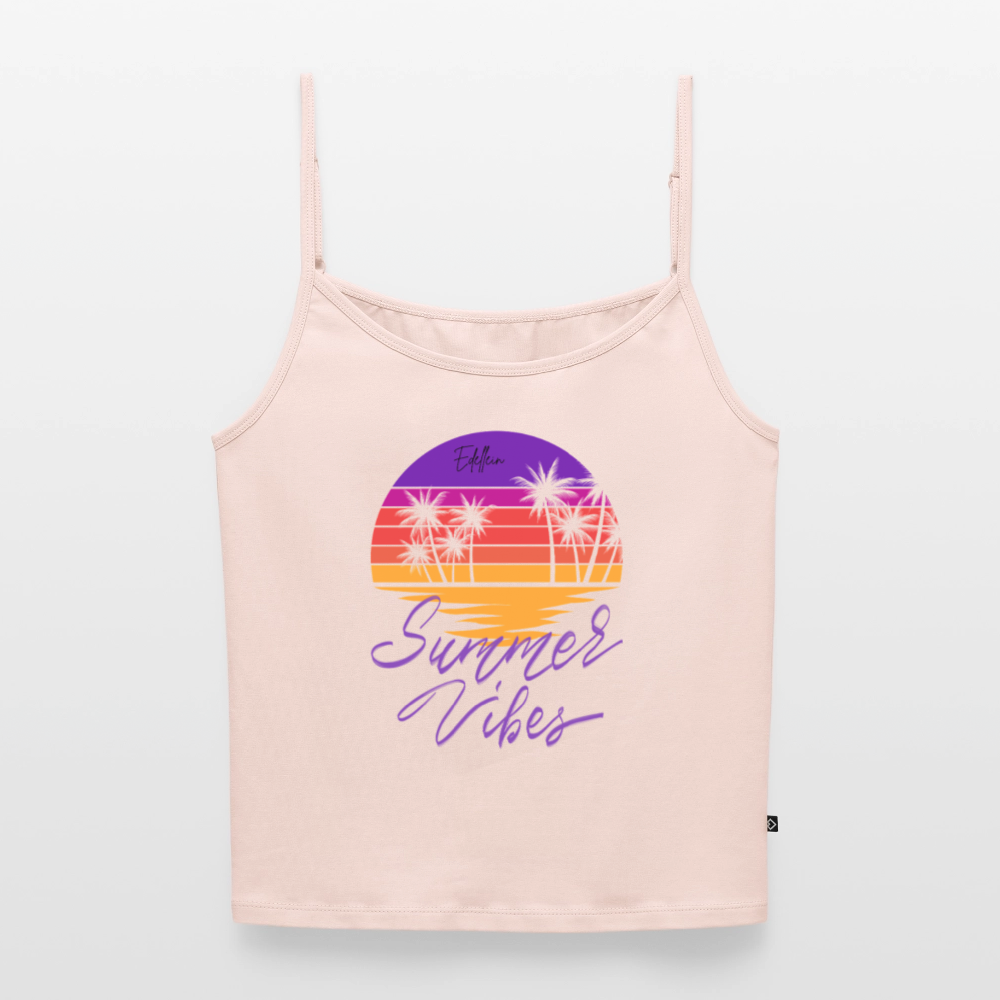 Frauen Spaghetti Tank Top - Puderrosa