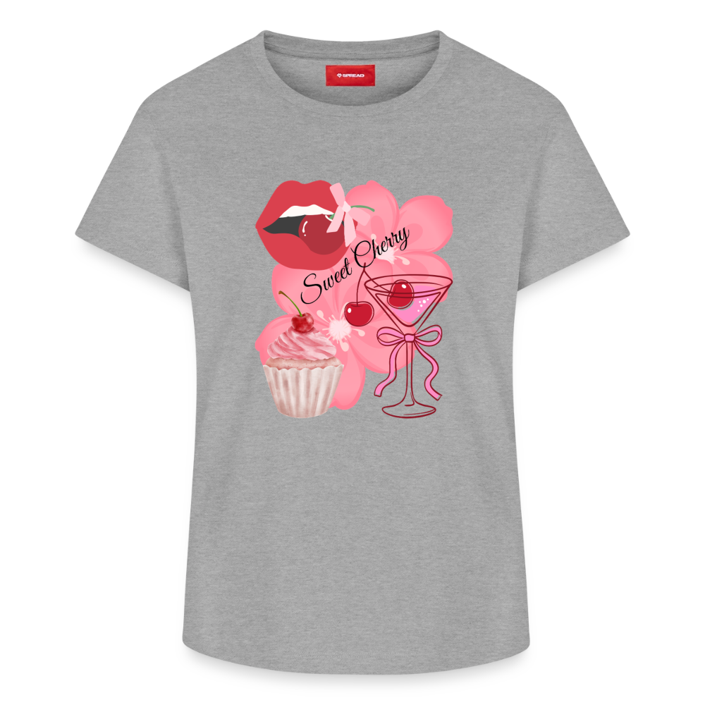 Frauen Supima Cotton T-Shirt - Grau meliert