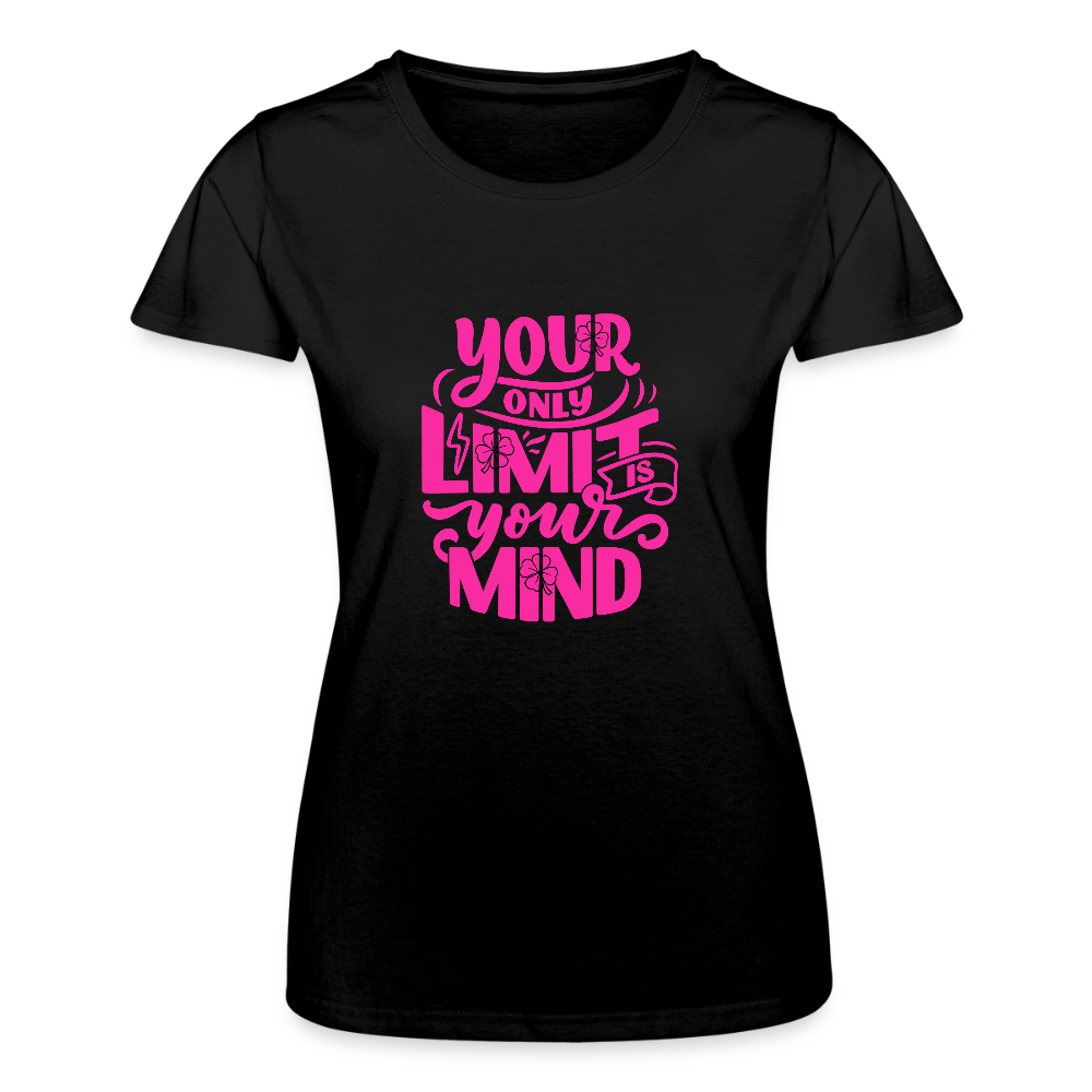 Frauen-T-Shirt von Fruit of the Loom - Schwarz