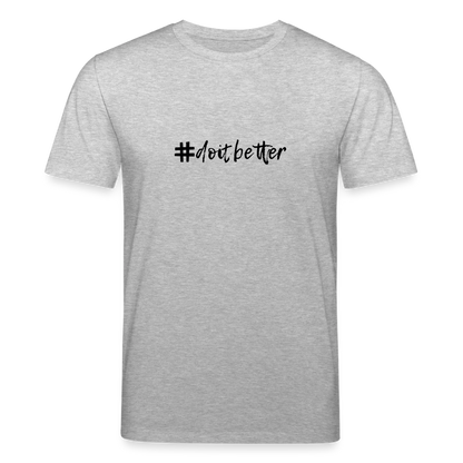 Unisex Bio-T-Shirt CREATOR - Grau meliert