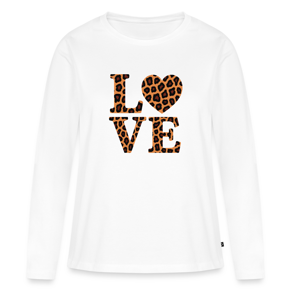 Frauen Premium Langarmshirt - Weiß