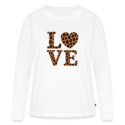 Frauen Premium Langarmshirt - Weiß