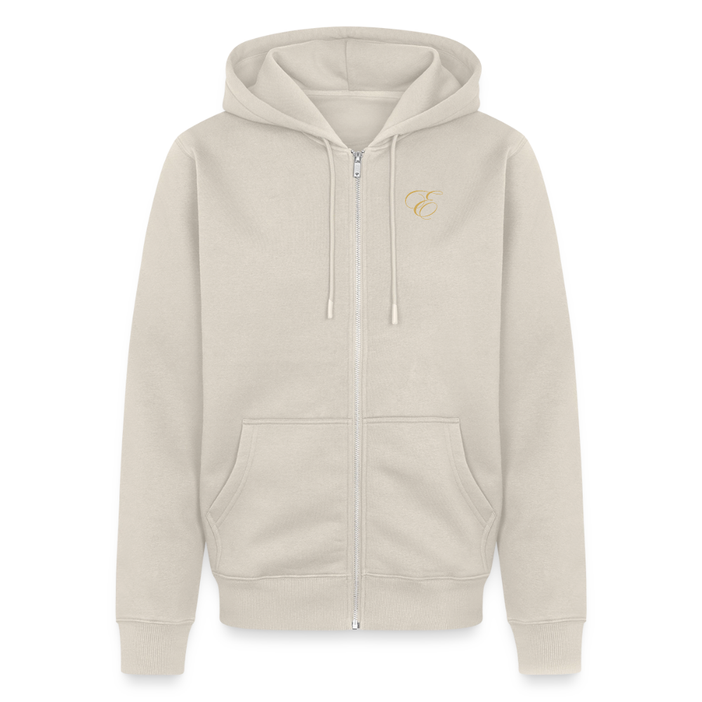 Männer Premium Kapuzenjacke - Beige