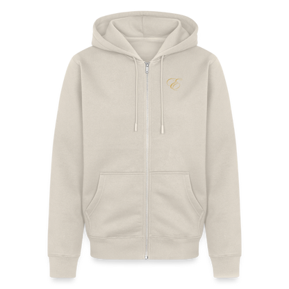Männer Premium Kapuzenjacke - Beige