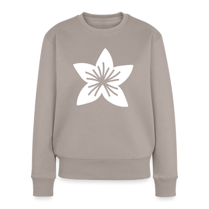 Frauen Premium Pullover - Taupe