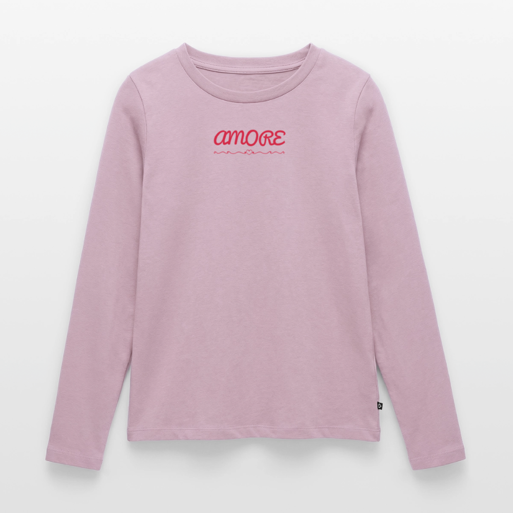 Frauen Premium Langarmshirt - Altrosa