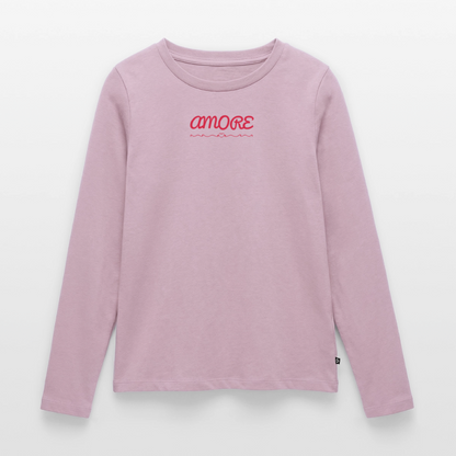Frauen Premium Langarmshirt - Altrosa