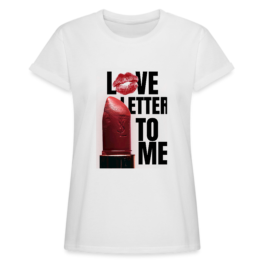 Frauen Oversize T-Shirt - Weiß