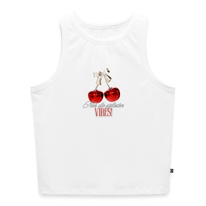 Cropped Frauen Organic Tank Top - Weiß