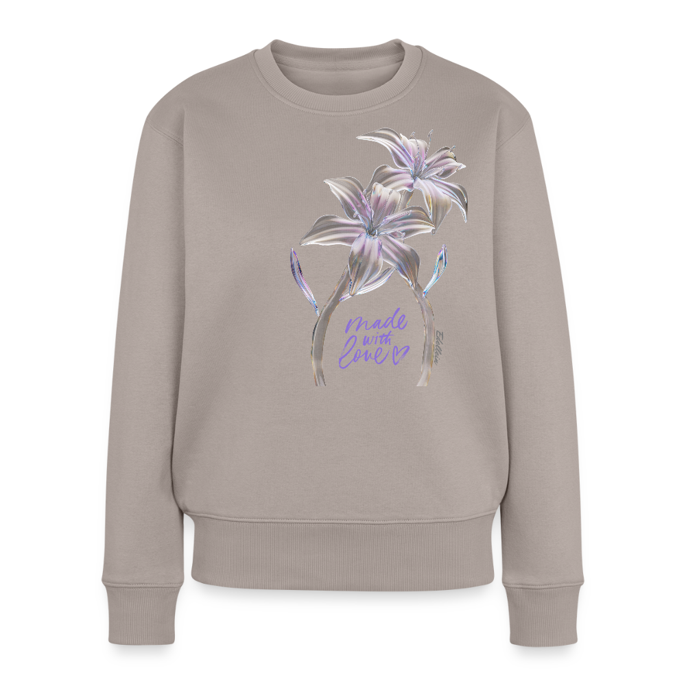 Frauen Premium Pullover - Taupe