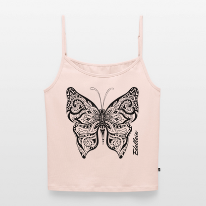 Frauen Spaghetti Tank Top - Puderrosa