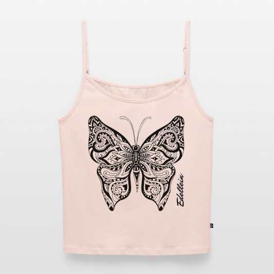 Frauen Spaghetti Tank Top - Puderrosa