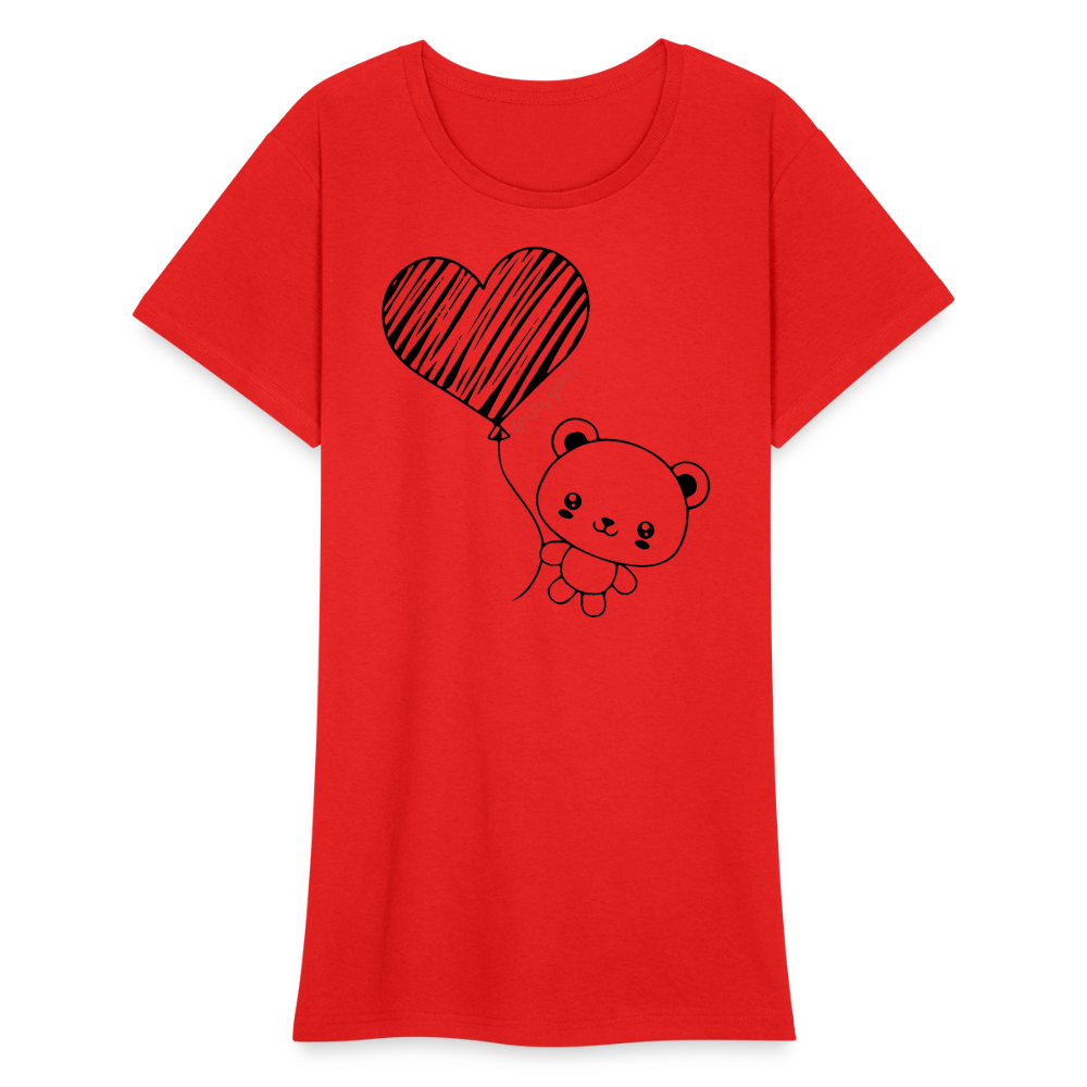 Frauen Heavy T-Shirt - Rot