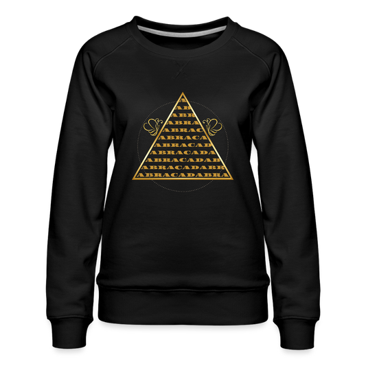 Frauen Premium Pullover - Schwarz